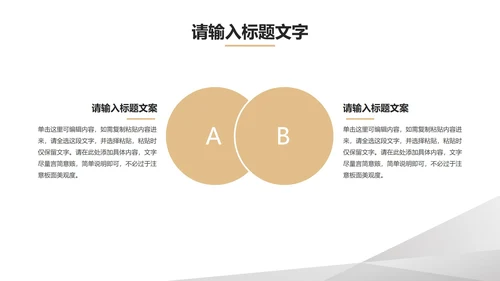 灰色简约风总结汇报PPT模板