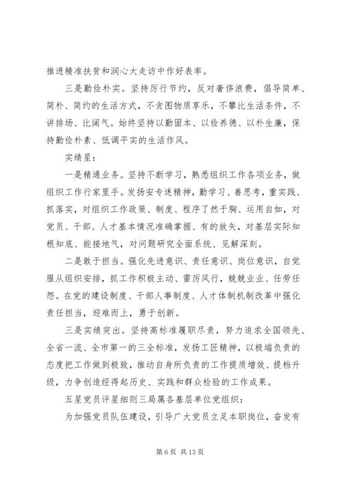 五星党员评星细则.docx