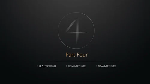 黑金轻奢商业计划书通用PPT模版
