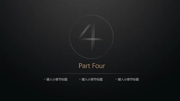 黑金轻奢商业计划书通用PPT模版
