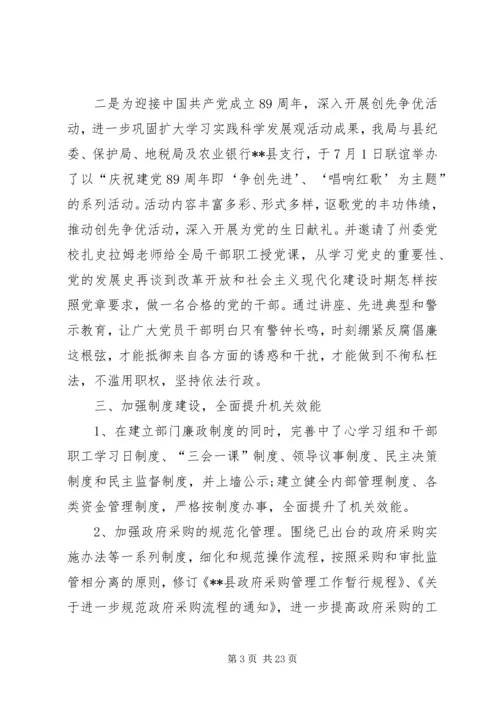 反腐倡廉工作报告.docx