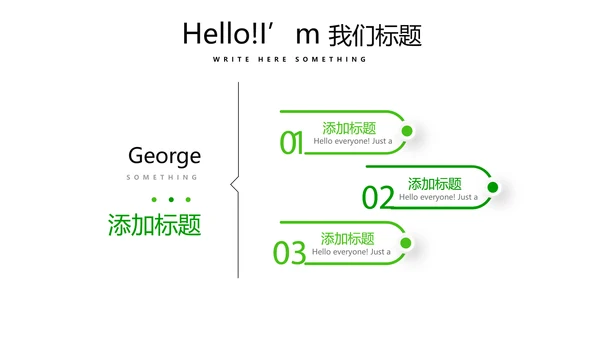 绿色时尚医药代表工作汇报动态PPT