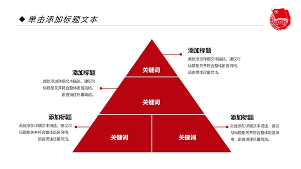 党政红色大气中国共青团工作汇报PPT模板