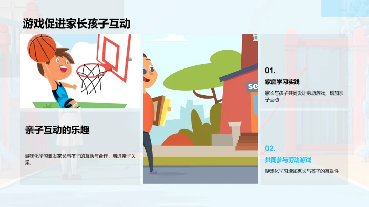 游戏化劳动教育法PPT模板