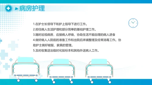 蓝色医疗工作情况汇报动态PPT模板