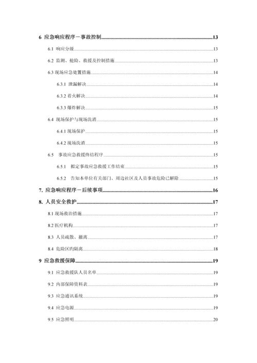 公司危险废物应急全新预案经营单位.docx