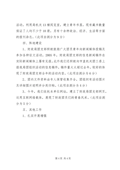 团支部目标管理考核自查情况报告 (6).docx