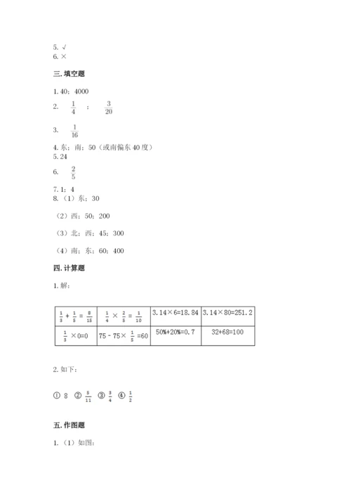 六年级数学上册期末考试卷（典型题）word版.docx