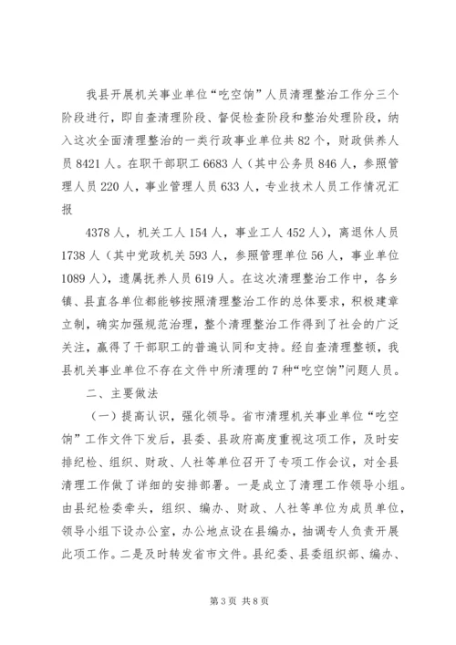 篇一：关于“吃空饷”问题自查报告.docx