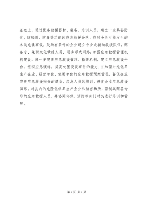县危险化学品安全监管主要问题及对策.docx