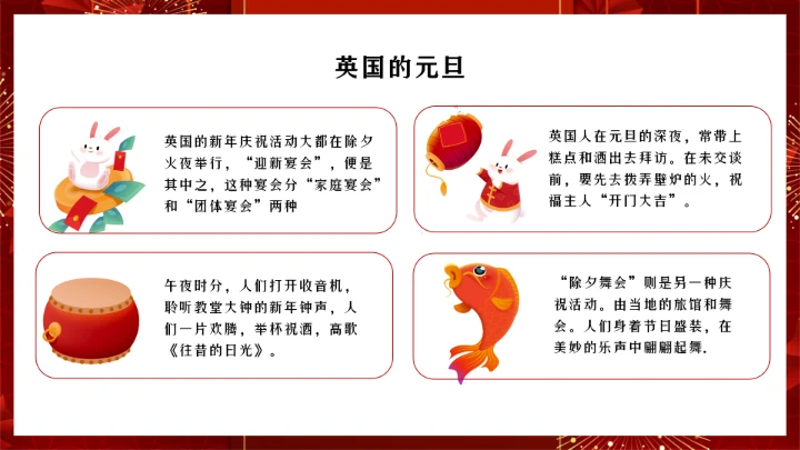 元旦主题班会PPT模板