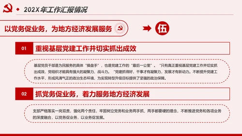 2020基层党支部党建工作汇报述职述廉报告PPT