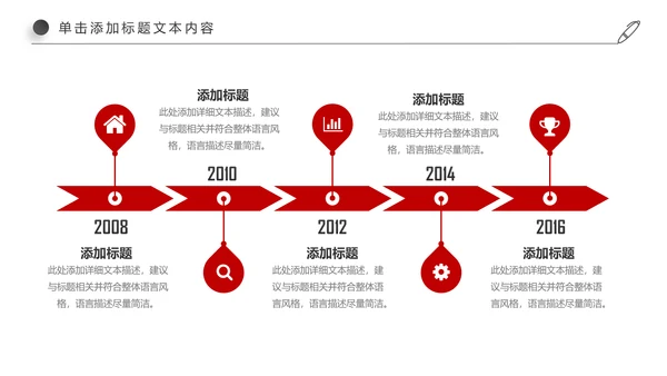红色简约大气中国银行ppt模板
