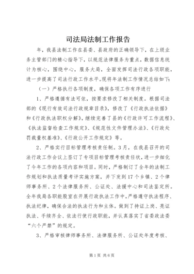 司法局法制工作报告.docx