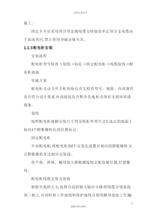 施工组织方案模板培训资料.docx