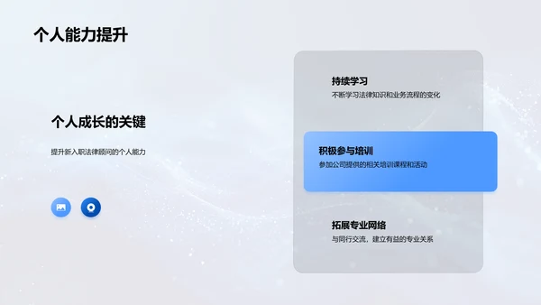 法律顾问职业培训PPT模板