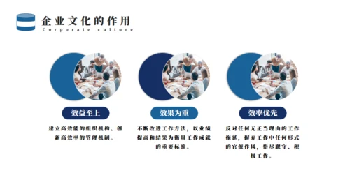 蓝色企业文化培训通用PPT模板