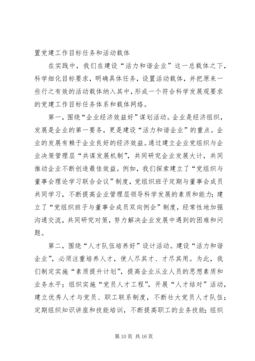 全省非公有制企业党建工作现场推进会经验材料.docx