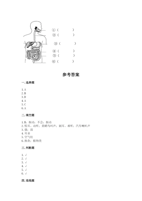 教科版四年级上册科学期末测试卷（轻巧夺冠）.docx