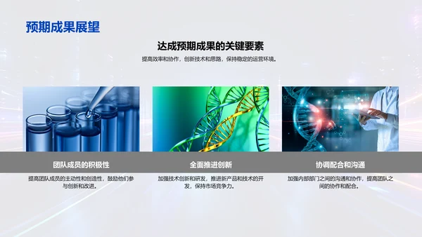 医疗化学季度总结PPT模板