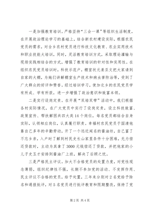 夯实基础发挥作用推动新农村建设进程.docx