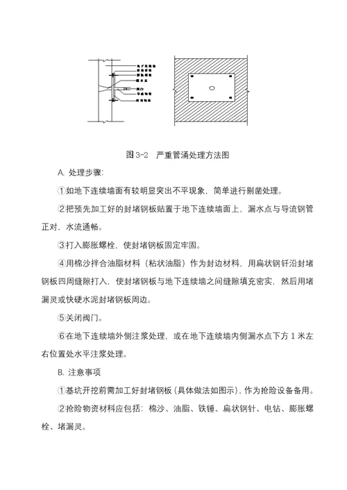 碧头站堵漏施工方案.