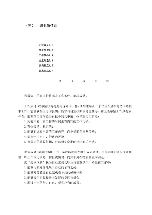 大学生个人职业生涯规划书模板