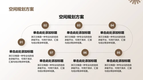 棕色简约风PPT模板