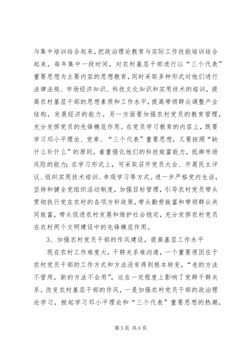 新时期农村党员干部队伍建设调研报告 (4).docx