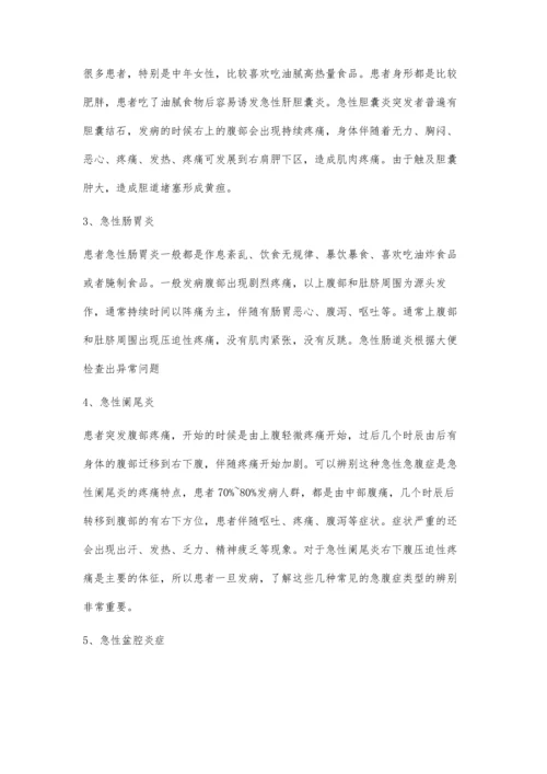 突发剧烈腹痛你需要了解的几种常见急腹症.docx