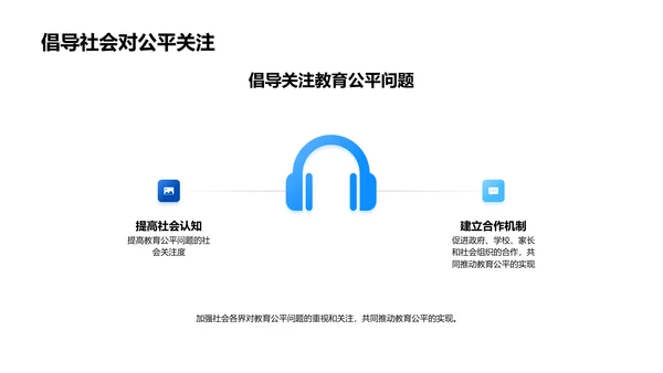教育公平实践报告PPT模板