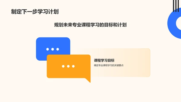 橙色孟菲斯大学生专业课汇报PPT模板