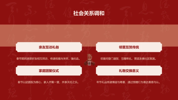 马到成功简约风春节文化与习俗