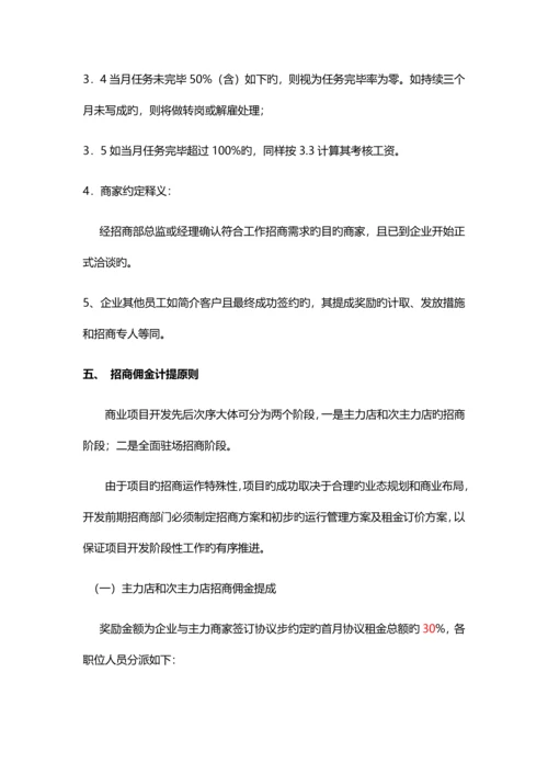 招商人员业绩提成佣金方案A.docx