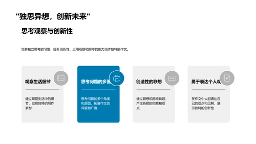 高考作文提升讲座PPT模板