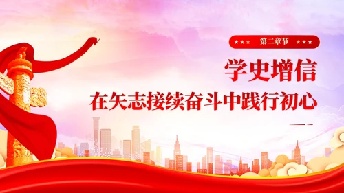 以党的百年奋斗史砥砺青年奋进之志党课课件PPT党建