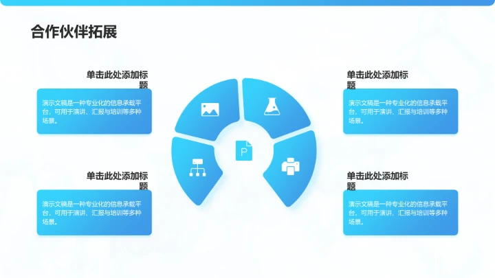 医疗行业工作总结PPT模板