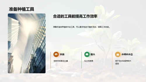 校园绿化：植树行动