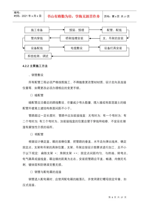 建筑电气工程机电安装施工组织设计方案.docx