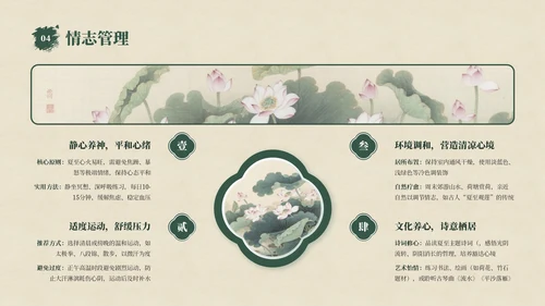 绿色夏至节气介绍通用PPT模板