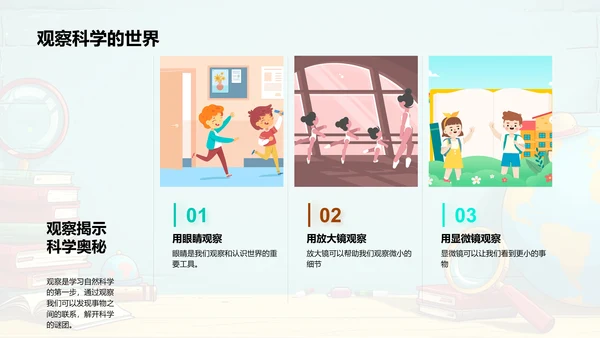 自然科学基础课PPT模板