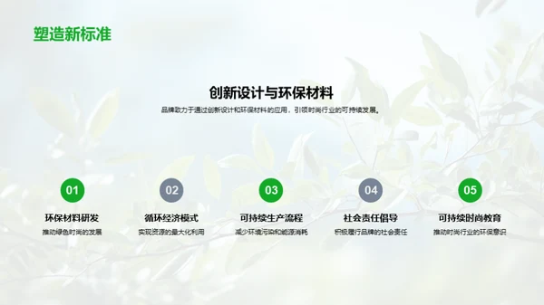 塑造绿色时尚