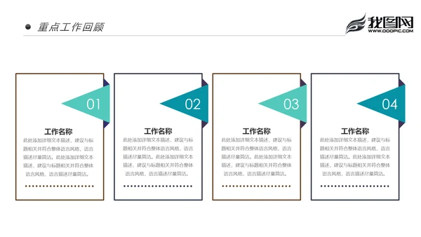 时尚大气2020商务年度年中总结述职报告PPT模板