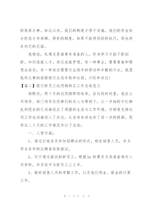 银行新员工试用期转正工作总结范文.docx