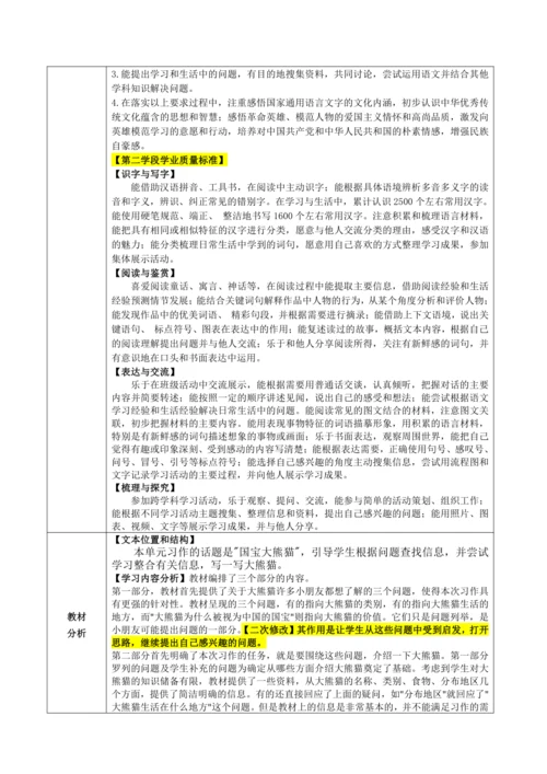 习作：《国宝大熊猫》