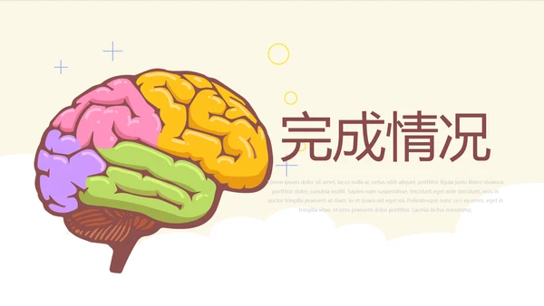大气彩色大脑思维动态PPT