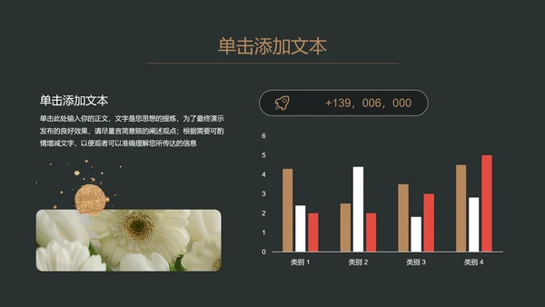 墨绿色小清新几何风总结汇报通用PPT演示模板