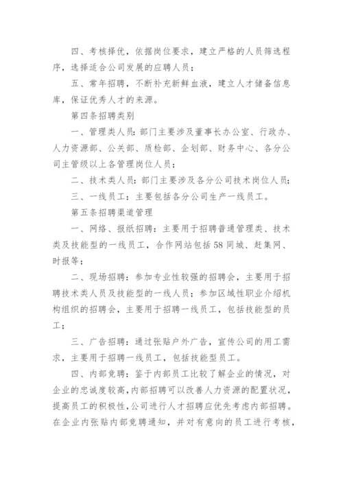 人力资源招聘管理制度.docx