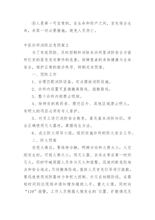 中医诊所消防应急预案.docx