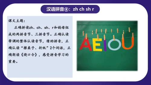 统编版2023-2024学年一年级语文上册单元复习第二单元（复习课件）